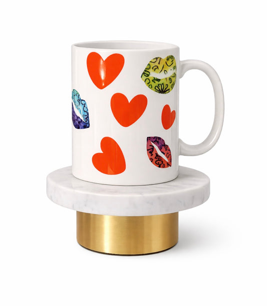 Hearts & Kisses Mug