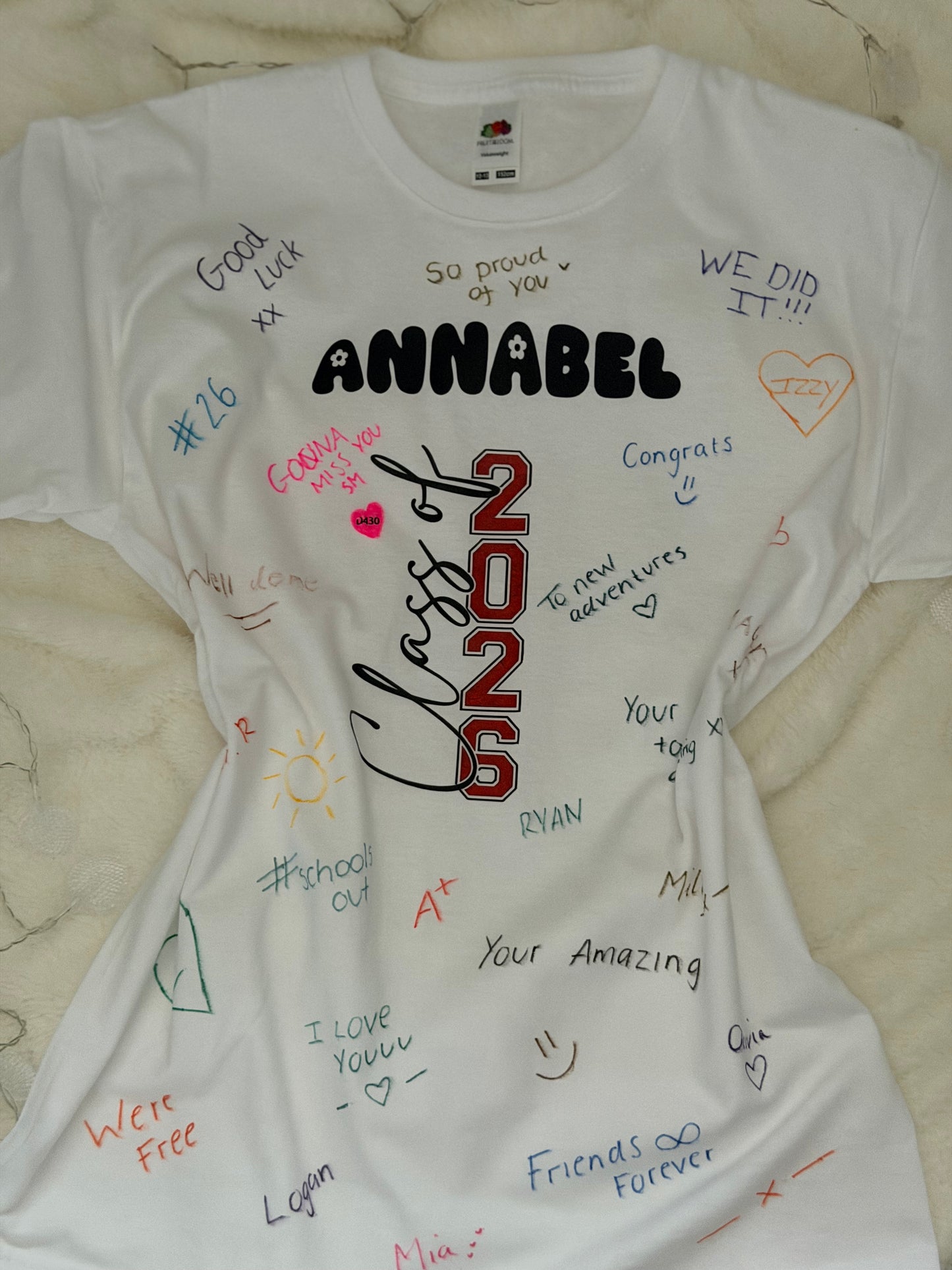 Junior Class of 2026 T-shirts Aged 9/11 yrs