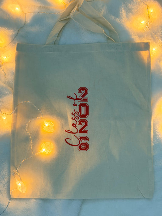 Class of 2026 Reusable Tote - Long Handled