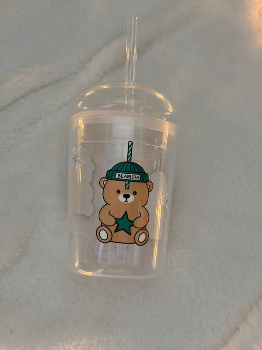 Bearista 16oz Glass Tumbler - Personalised